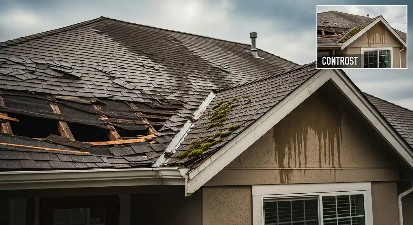 signs of roof damage