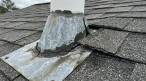 Flashing and shingle joints are common leak points when seals fail or installation is weak.
